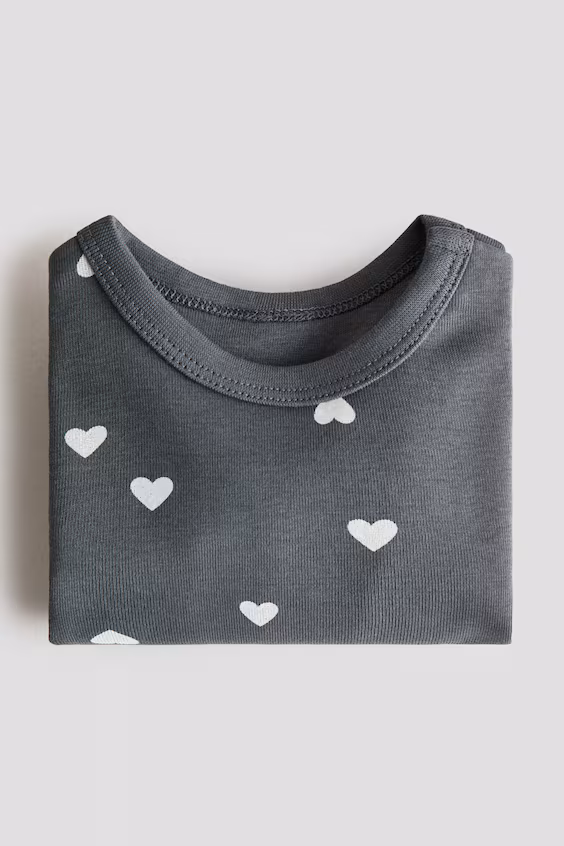 Тельное изделие с принтом из хлопка