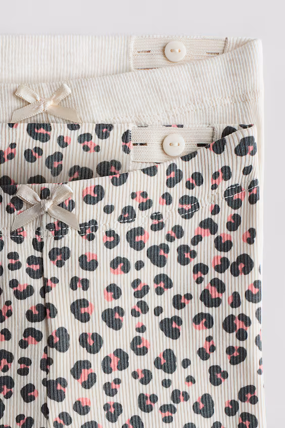 Набор из 2 леггинсов из хлопка