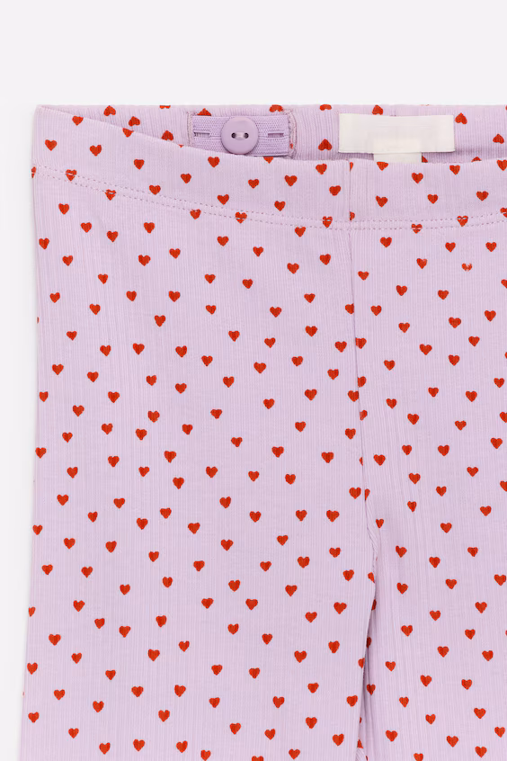 Ребристые леггинсы