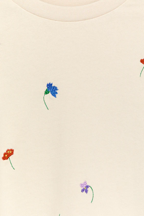 Свитшот с оборками