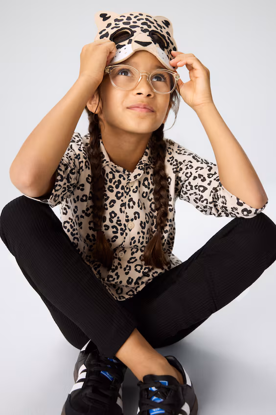 Комплект из 2 узких брючин в рубчик из трикотажа