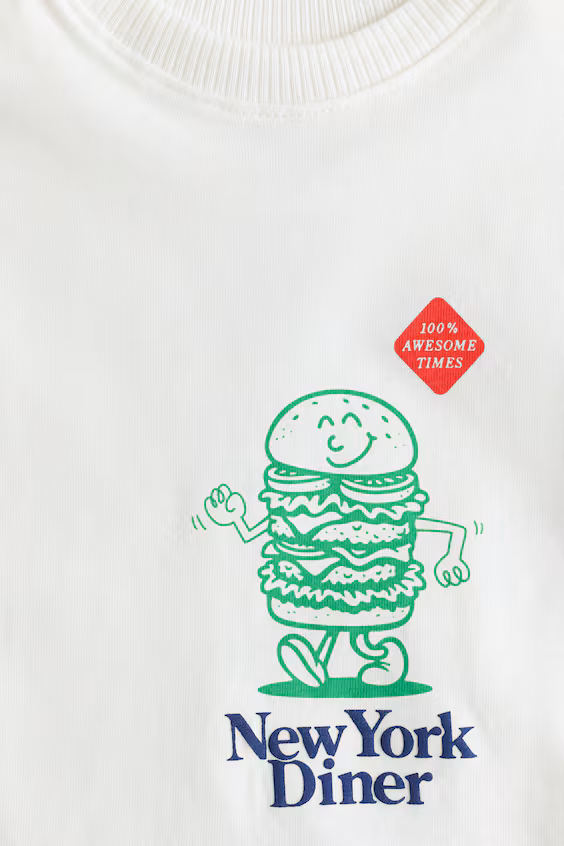 Футболка с принтом