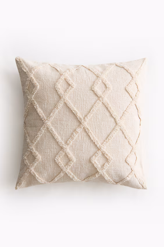 Покрывало подушки из хлопка с тьюфтингом