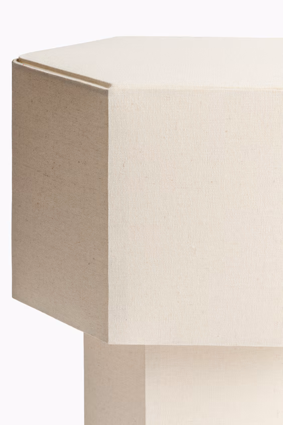 Большая гексагональная настольная лампа