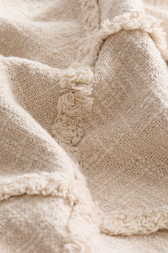 Чехол для декоративной подушки из пушистого хлопка