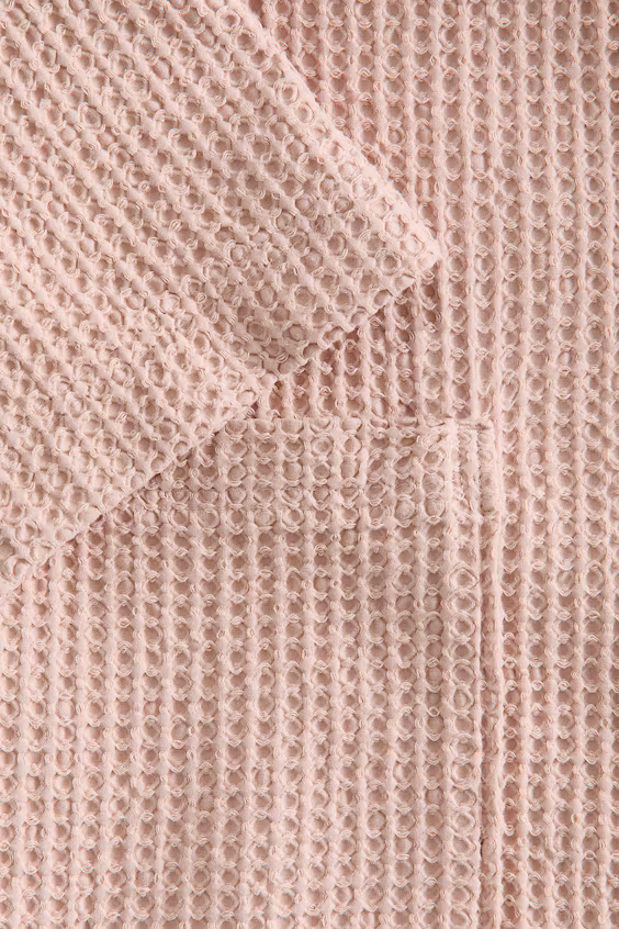 Халат с рельефной текстурой