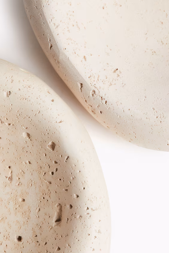 Большая асимметричная керамическая чаша из греса