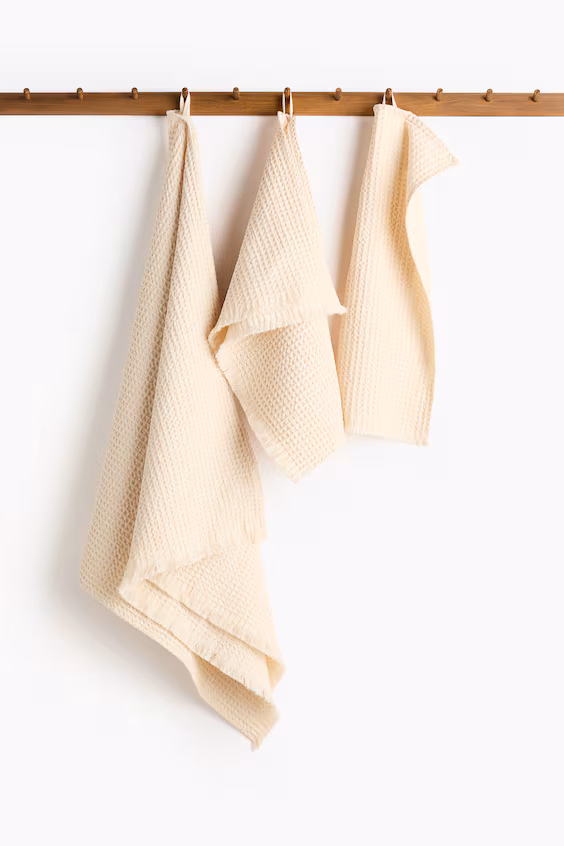 Полотенце для гостей с узором улей