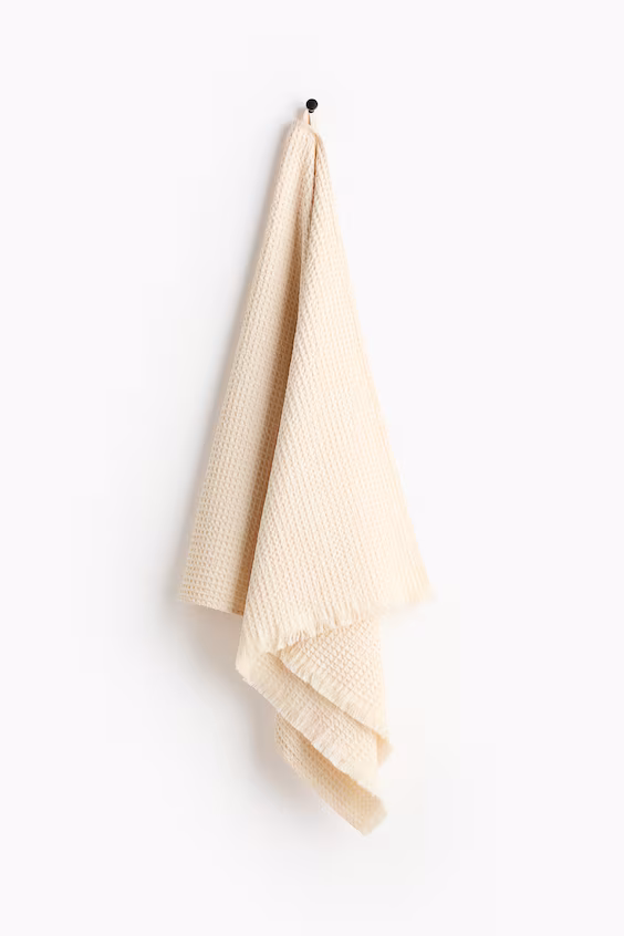 Полотенце для ванной в ячеистом стиле