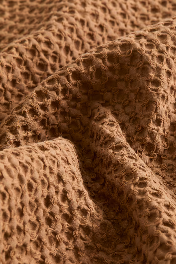 Полотенце для ванной в ячеистом стиле