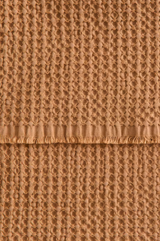 Полотенце для рук в ячеистом дизайне