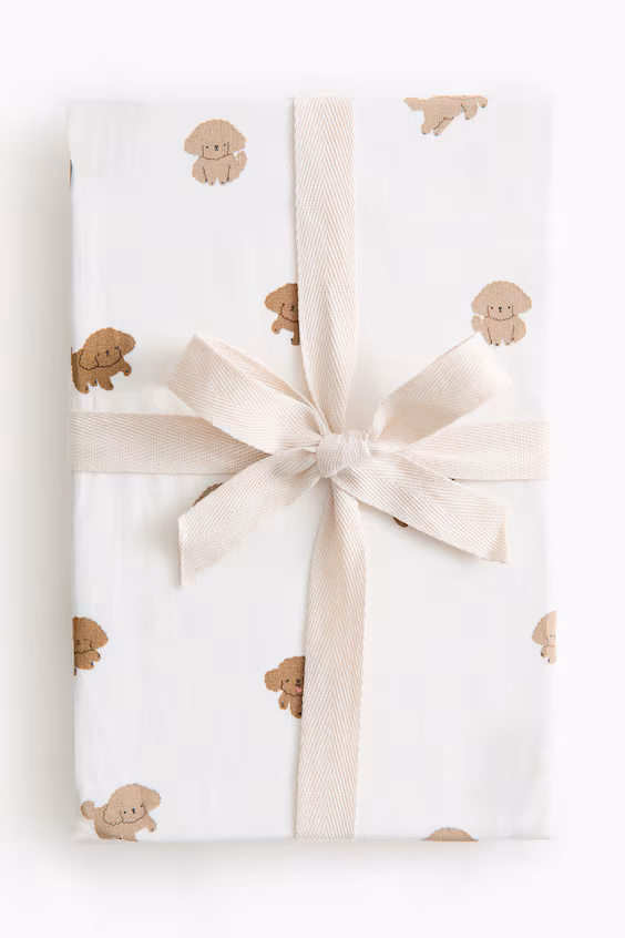 Простынь-чехол для детской кроватки