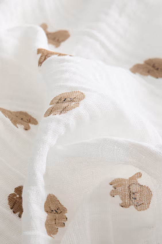 Плед для младенцев из муслина