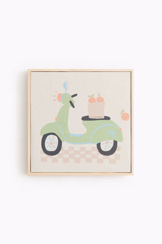 Декор для стены с животным узором h&m