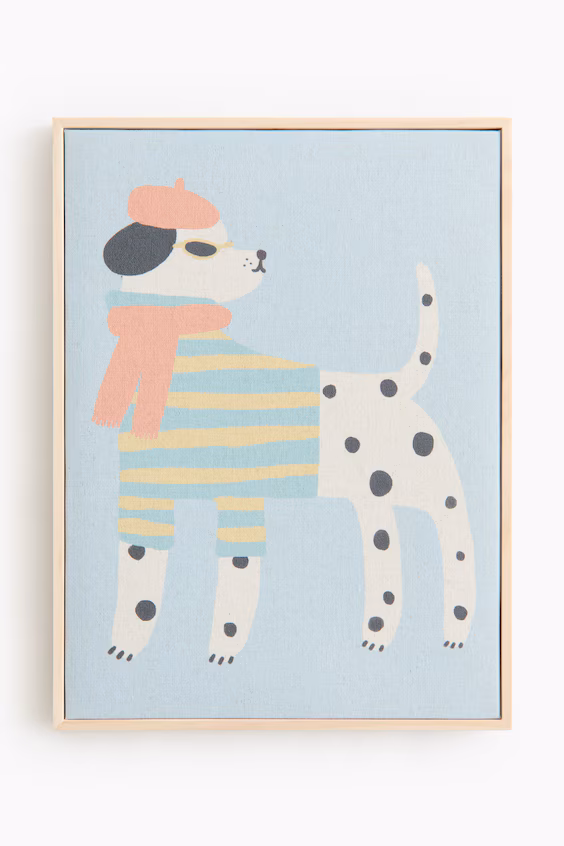 Декор для стены с животным узором h&m