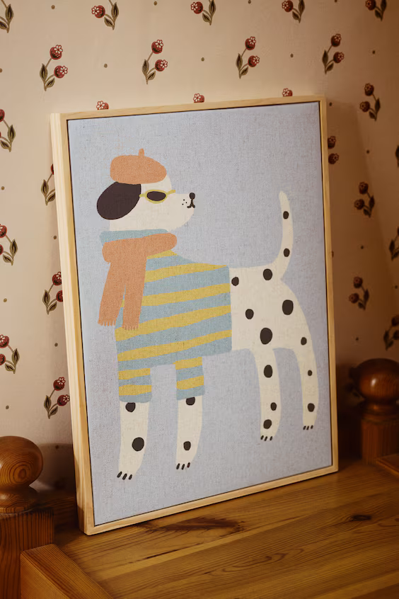 Декор для стены с животным узором h&m