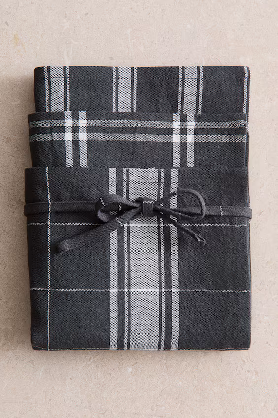 Набор из 3 кухонных полотенец из хлопка