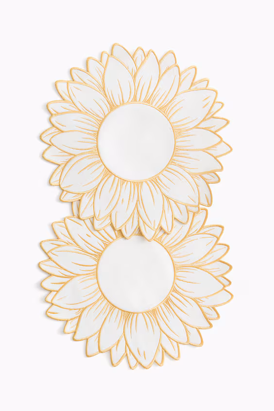 Набор из 2 скатертей с водоотталкивающим покрытием