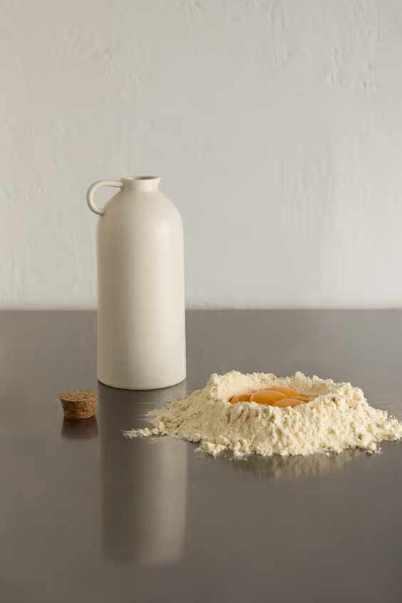 Емкость для масла с реактивной глазурью