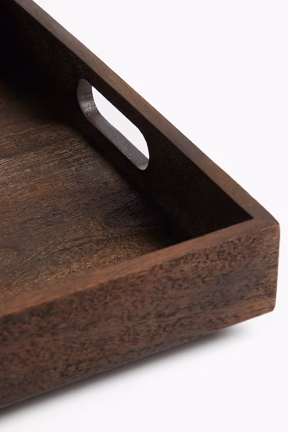 Большой поднос из мангового дерева