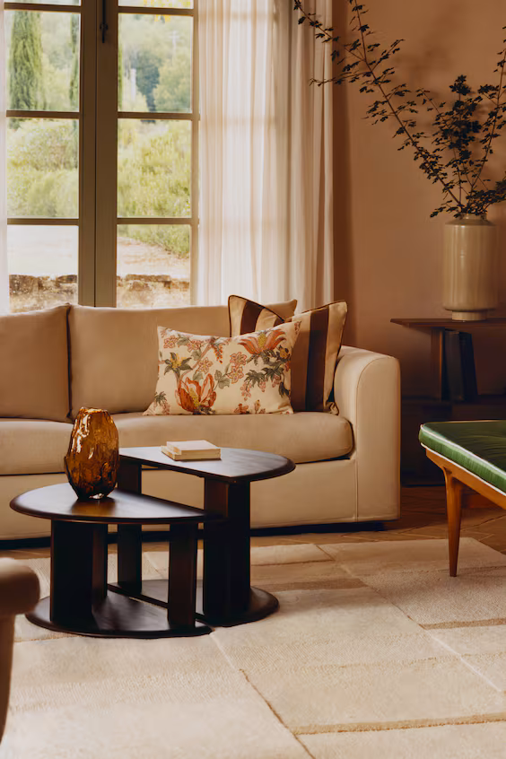 Чехол для подушки из хлопка с узором