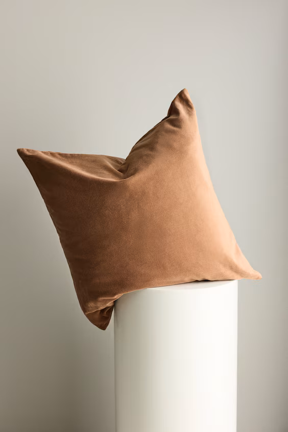 Capa подушки из велюра