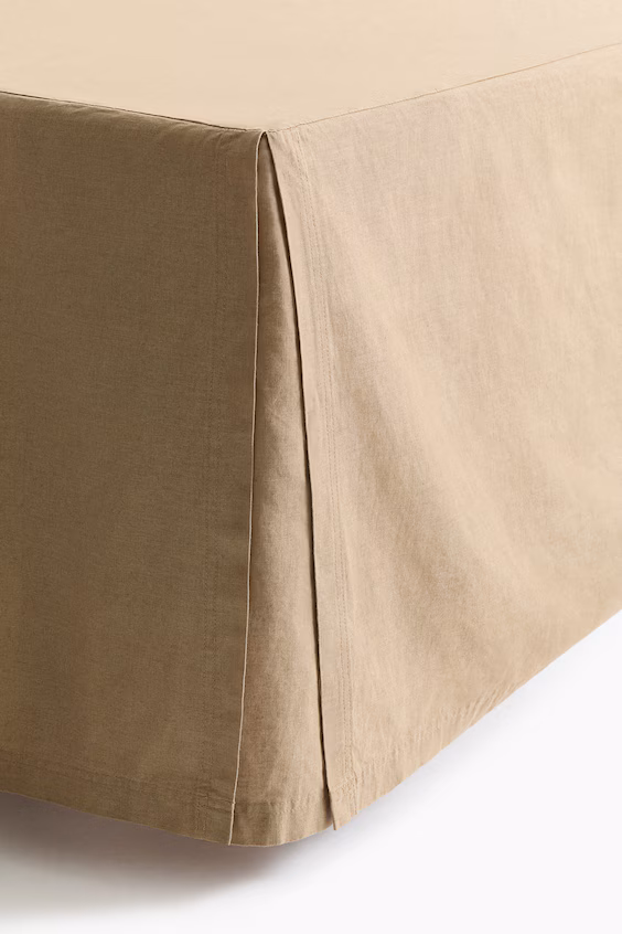 Capa de sommier для двуспальной кровати из смеси льна