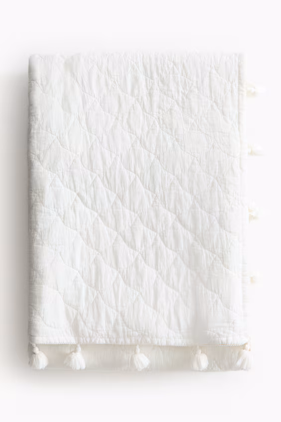 Одеяло из хлопка с отстрочкой