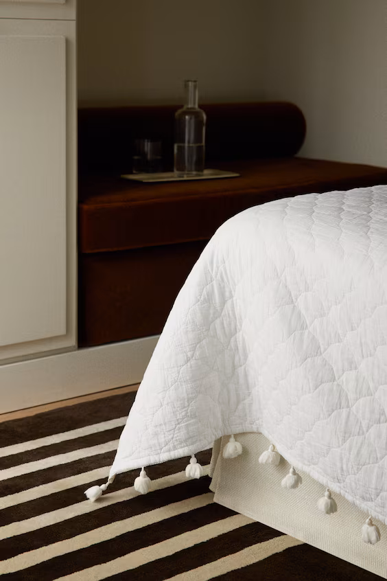 Одеяло из хлопка с отстрочкой