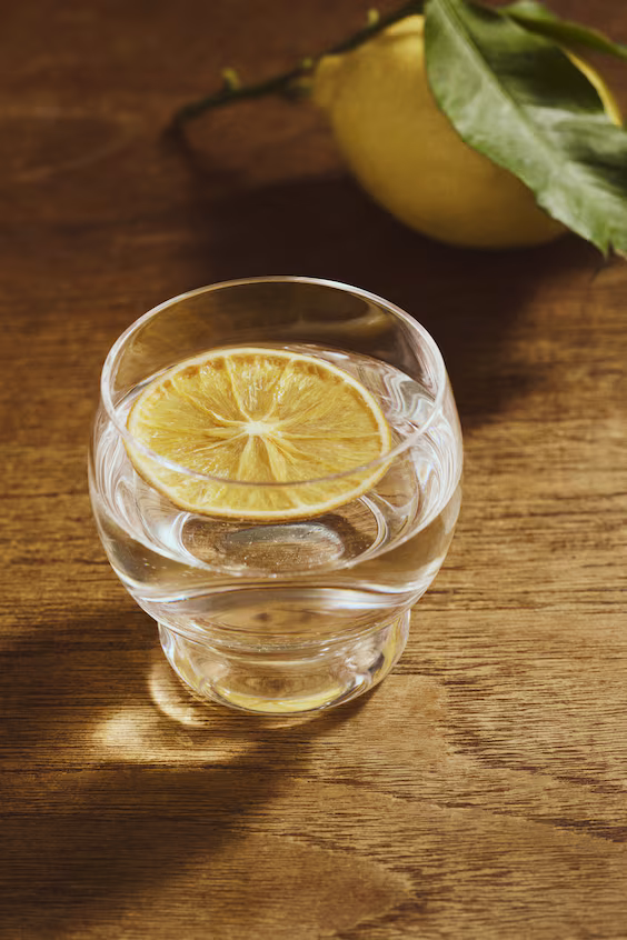 Набор из 2 бокалов из деланного стекла