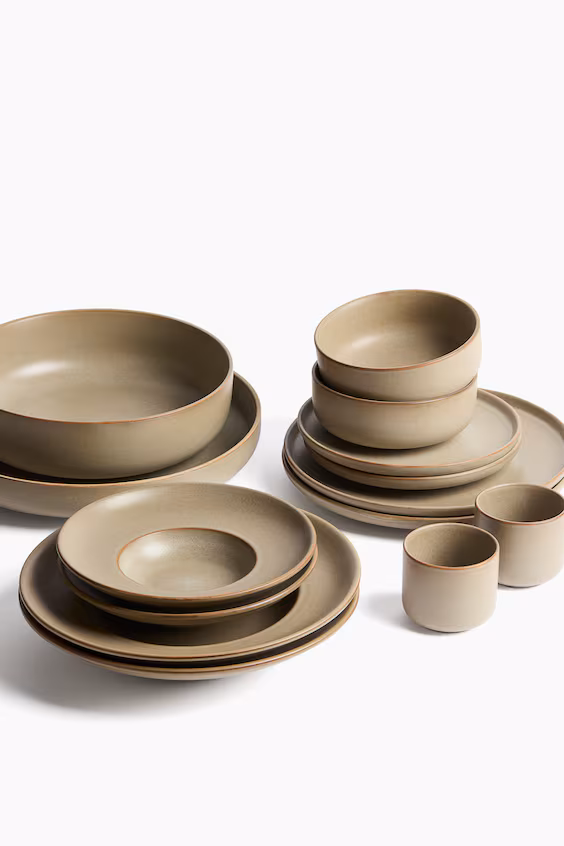 Набор из 2 стаканов с реактивной глазурью