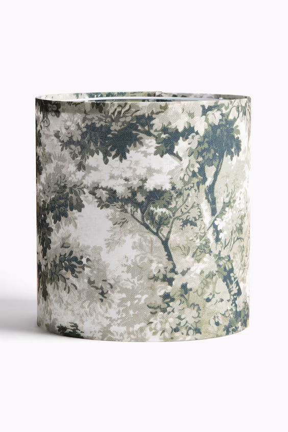 Цилиндрический настольный светильник с узором