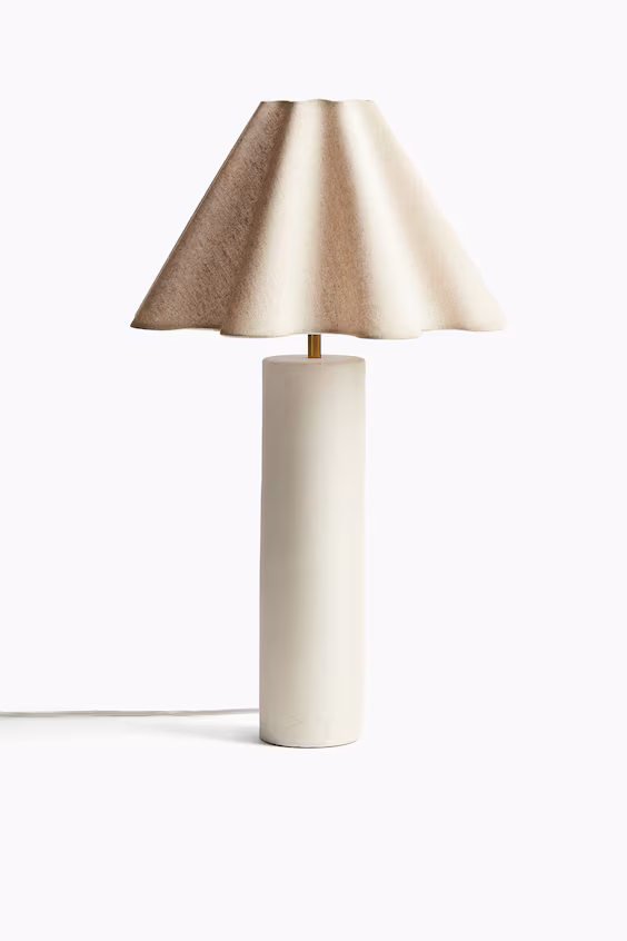 Лампа из смеси льна