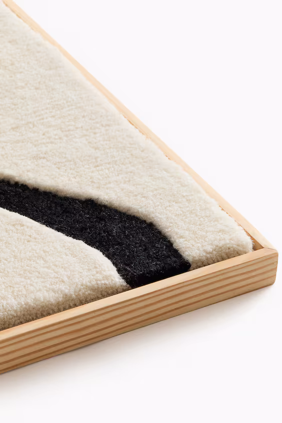 Большое настенное украшение из плюшевой шерсти