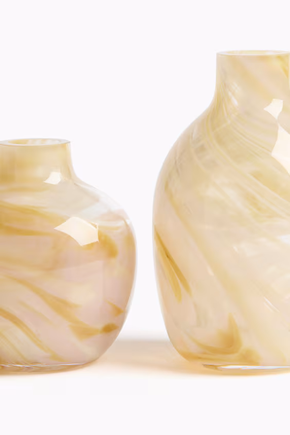 Набор из 2 миниатюрных стеклянных кувшинов