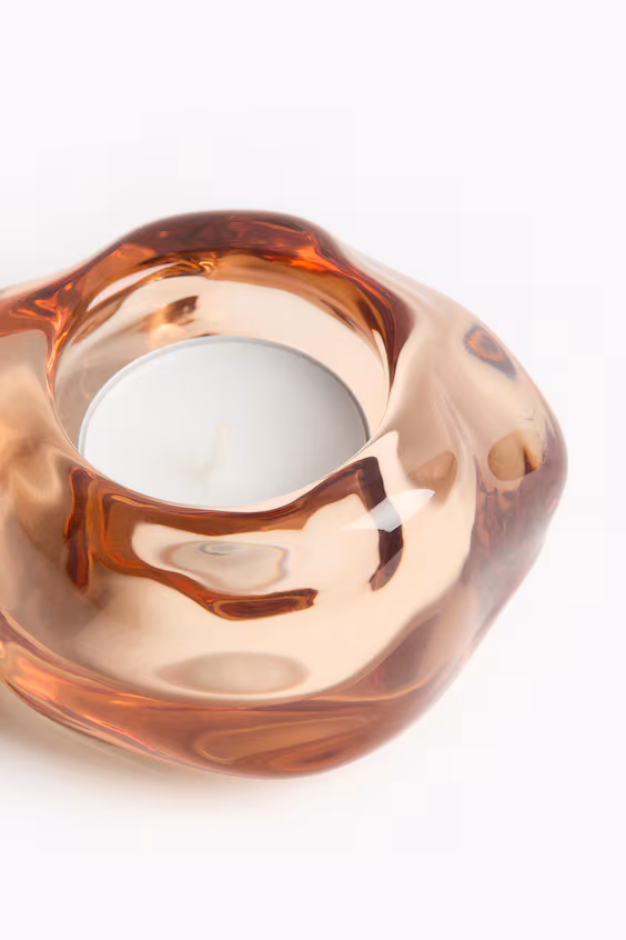 Подсвечник-лампада из стекла