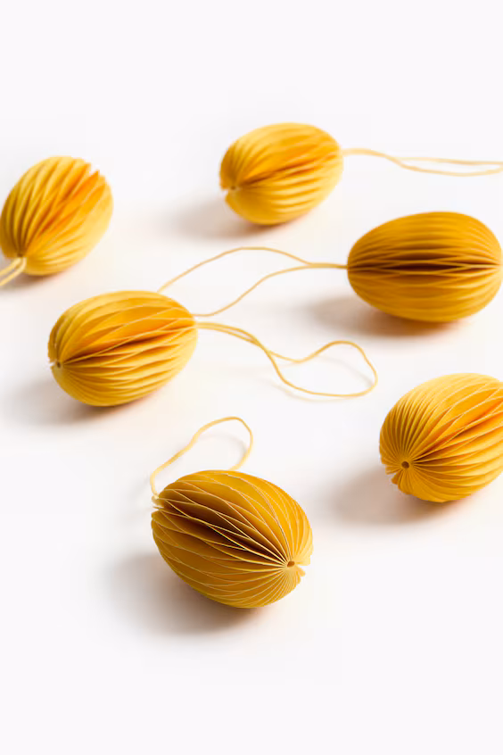 Набор из 6 пасхальных украшений