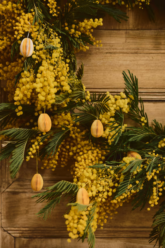 Набор из 6 пасхальных украшений