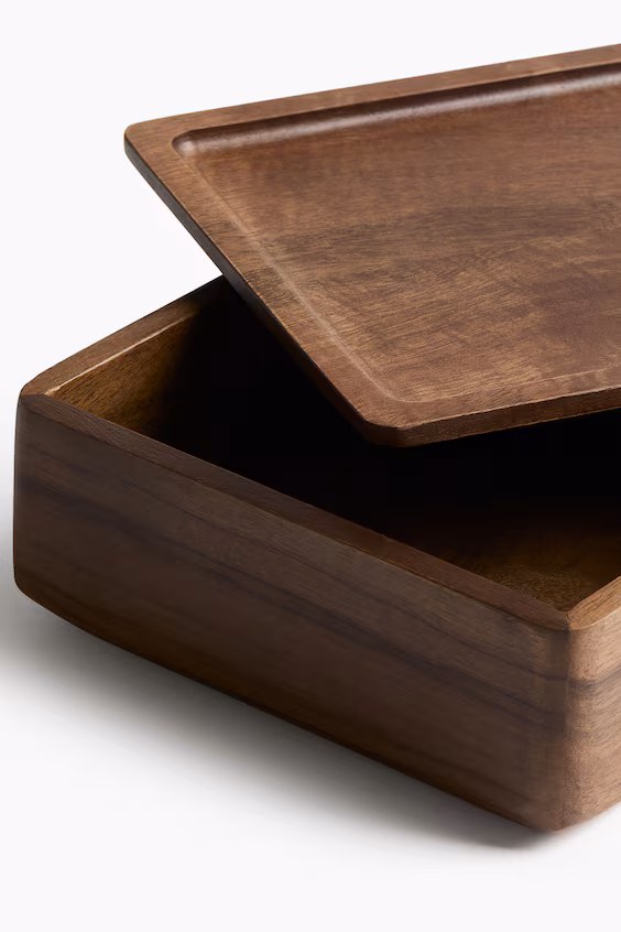 Деревянная коробка для организации