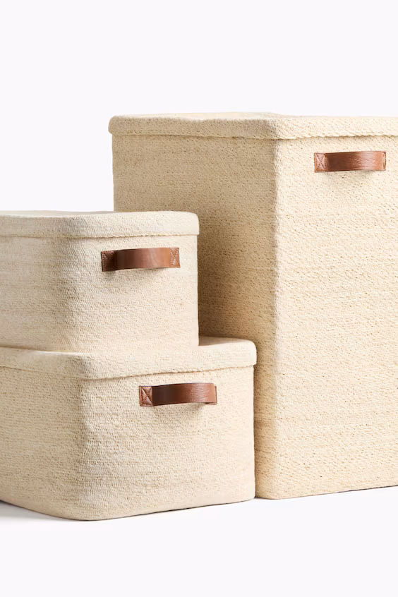 Корзина для хранения из морской травы