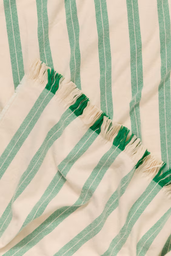 Плед из шерсти и хлопка