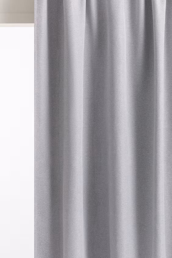 Набор из 1 широкой плотной занавески