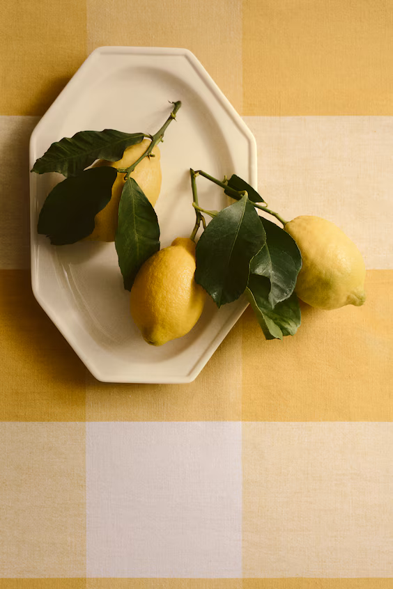 Скатерть из смеси льна