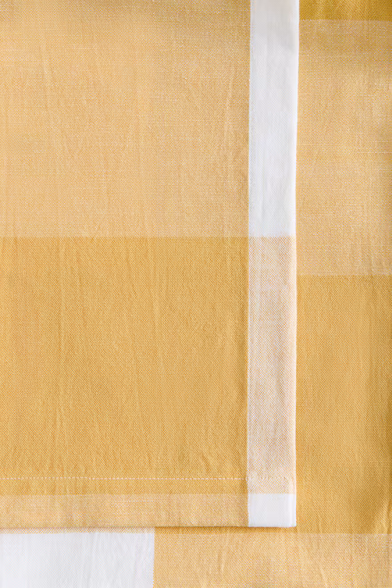 Скатерть из смеси льна