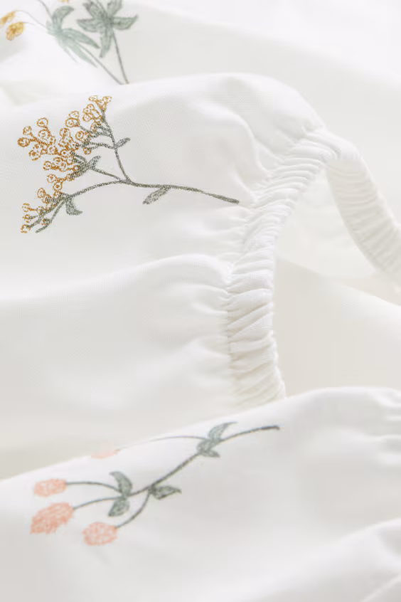 Покрывало из хлопка с принтом