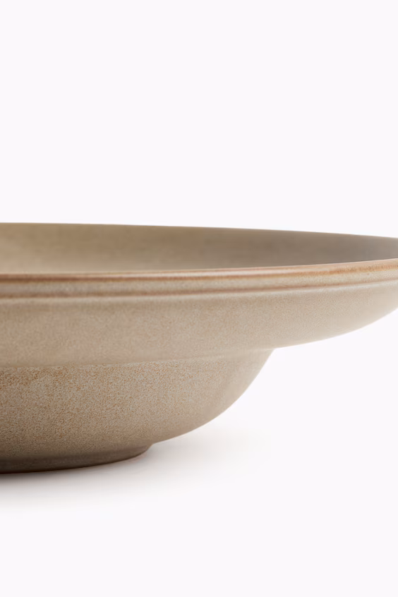 Набор из 2 глубоких тарелок с реактивной глазурью