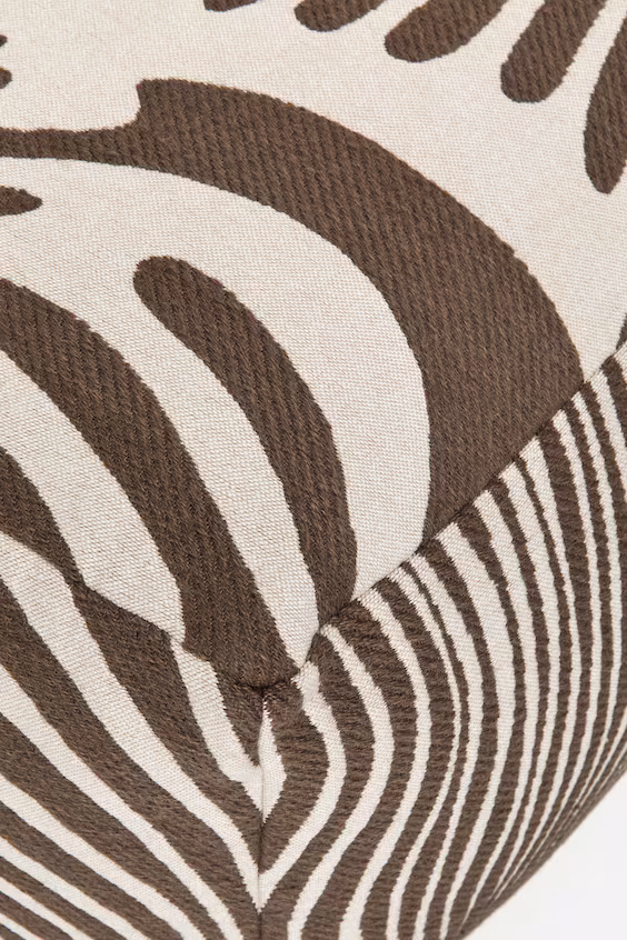 Пуф из шерсти и хлопка