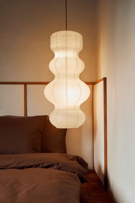 Потолочный светильник из рисовой бумаги