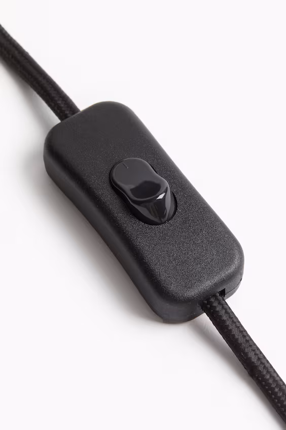 Настольная лампа из стекла