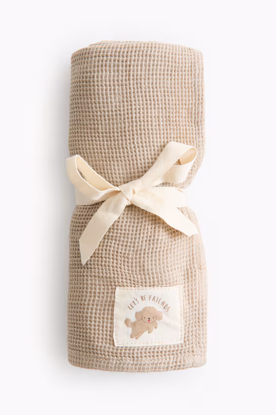 Плед для младенцев с рельефной текстурой